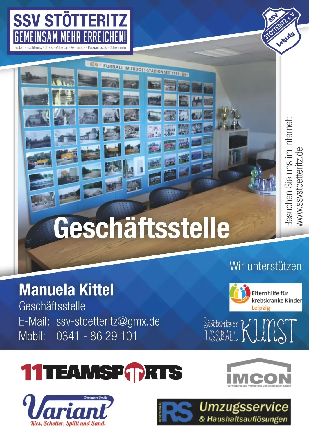 Ssv Stötteritz E. V - Sportverein -Geschäftsstelle SSV Stötteritz eV